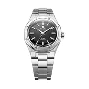 Nivada Grenchen 38mm F77 Mark 2 Watch with Black Dial #68035A77
