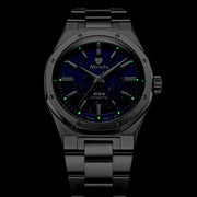 Nivada Grenchen 38mm F77 Mark 2 Watch with Lapis Lazuli Dial #68048A77