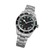 Red Star SEA STAR Watch with Black Dial and Black Bezel #7074G-C