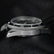 Red Star SEA STAR Watch with Black Dial and Black Bezel #7074G-C