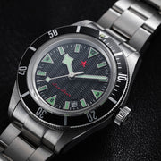 Red Star SEA STAR Watch with Black Dial and Black Bezel #7074G-C