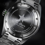 Red Star SEA STAR Watch with Full Lume Dial and Black Bezel #7074G-F