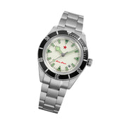 Red Star SEA STAR Watch with Full Lume Dial and Black Bezel #7074G-F