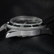 Red Star SEA STAR Watch with Full Lume Dial and Red Bezel #7074G-G