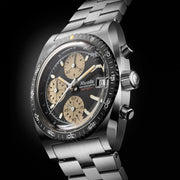 Nivada Grenchen Chronosport Mecaquartz Watch with Black Dial #77001Q45