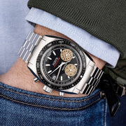 Nivada Grenchen Autochron Watch with Black Dial #77002A45