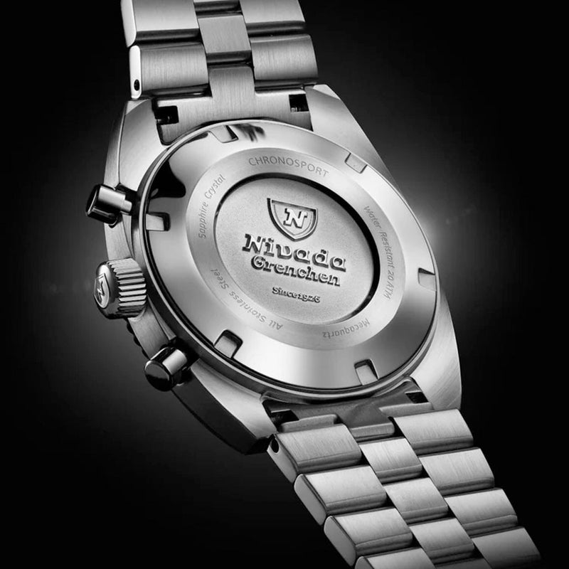 Nivada Grenchen Autochron Watch with Black Dial #77002A45