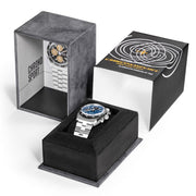 Nivada Grenchen Autochron Watch with Blue Dial #77003A45