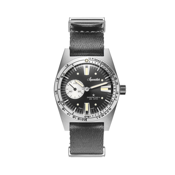 Aquastar Deepstar II Dive Watch with Steel Grey Dial #AS-776033