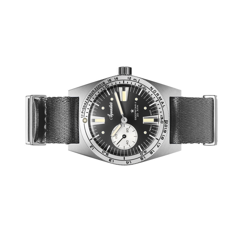 Aquastar Deepstar II Dive Watch with Steel Grey Dial #AS-776033