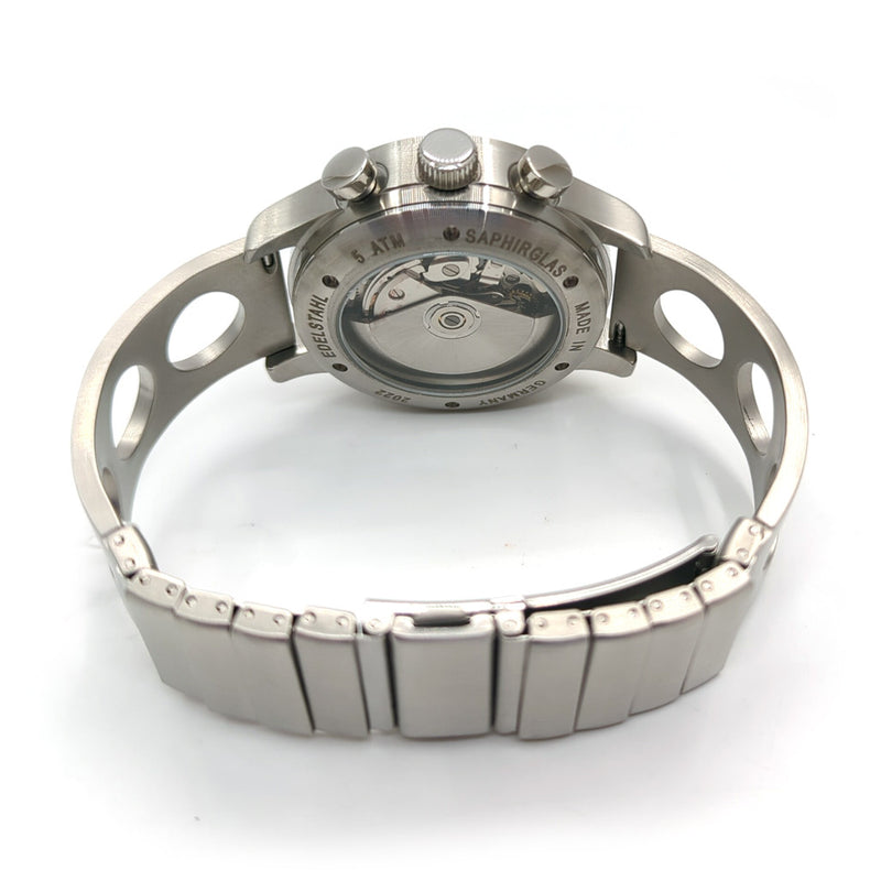 Aristo Chronograph with Swiss Automatic Movement and Rally Bracelet #7H137RS back