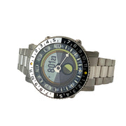 YES V7 Titanium World Time Watch with Titanium Bracelet #7S-SO-S3 side