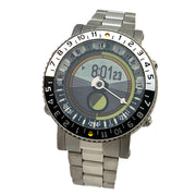 YES V7 Titanium World Time Watch with Titanium Bracelet #7S-SO-S3 zoom