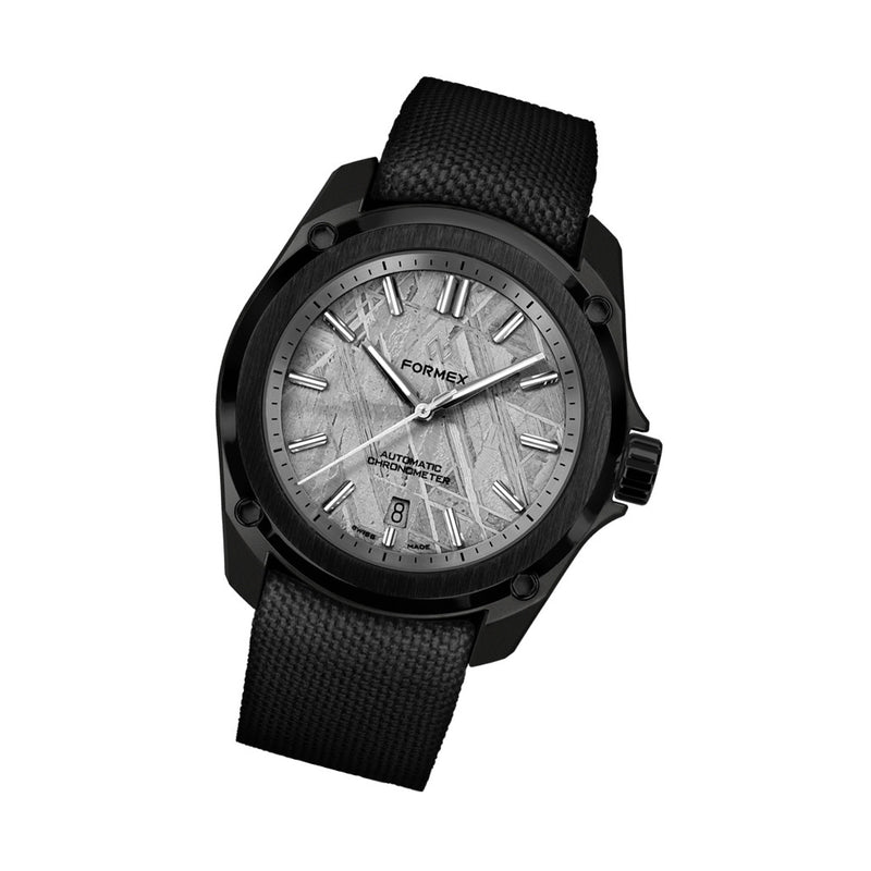 Formex Essence Leggera LIMITED EDITION  Chronometer Carbon Case Watch with Meteorite Dial #0331.9.6399.811 tilt