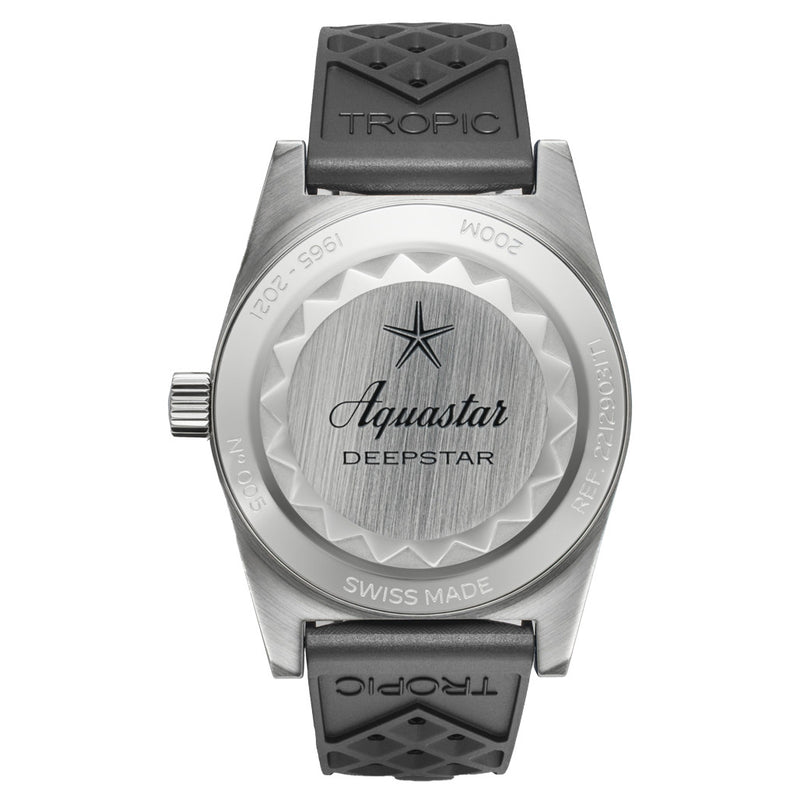 Aquastar Deepstar II Dive Watch with Vintage Silver Dial #AS-811772