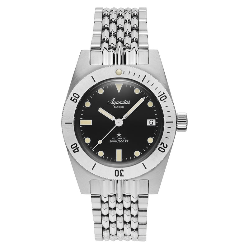 Aquastar Model 60 Re-Edition Dive Watch Combo Package #AS-835778
