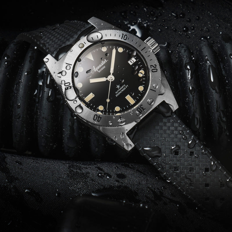 Aquastar Model 60 Re-Edition Dive Watch Combo Package #AS-835778