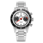 Nivada Grenchen 38mm Chronomaster Panda Dial Watch #86054M20LC