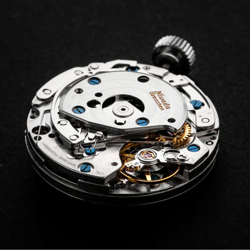 Nivada Grenchen 38mm Chronomaster Panda Dial Watch #86054M20LC