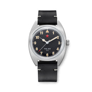 Red Star Historic Watch with ST5 Mechanical Movement and Black Strap #8608-BL