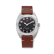 Red Star Historic Watch with ST5 Mechanical Movement and Brown Strap #8608-BR