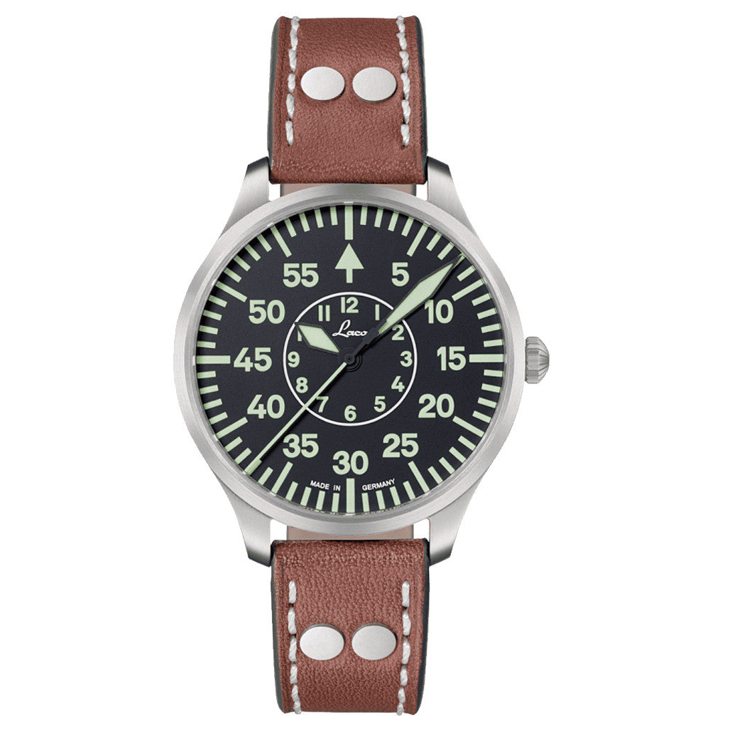 Laco Zurich 40mm Pilot Quartz Watch #861806 — Long Island Watch