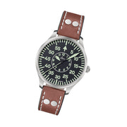 Laco Zurich 40mm Pilot Quartz Watch #861806 tilt