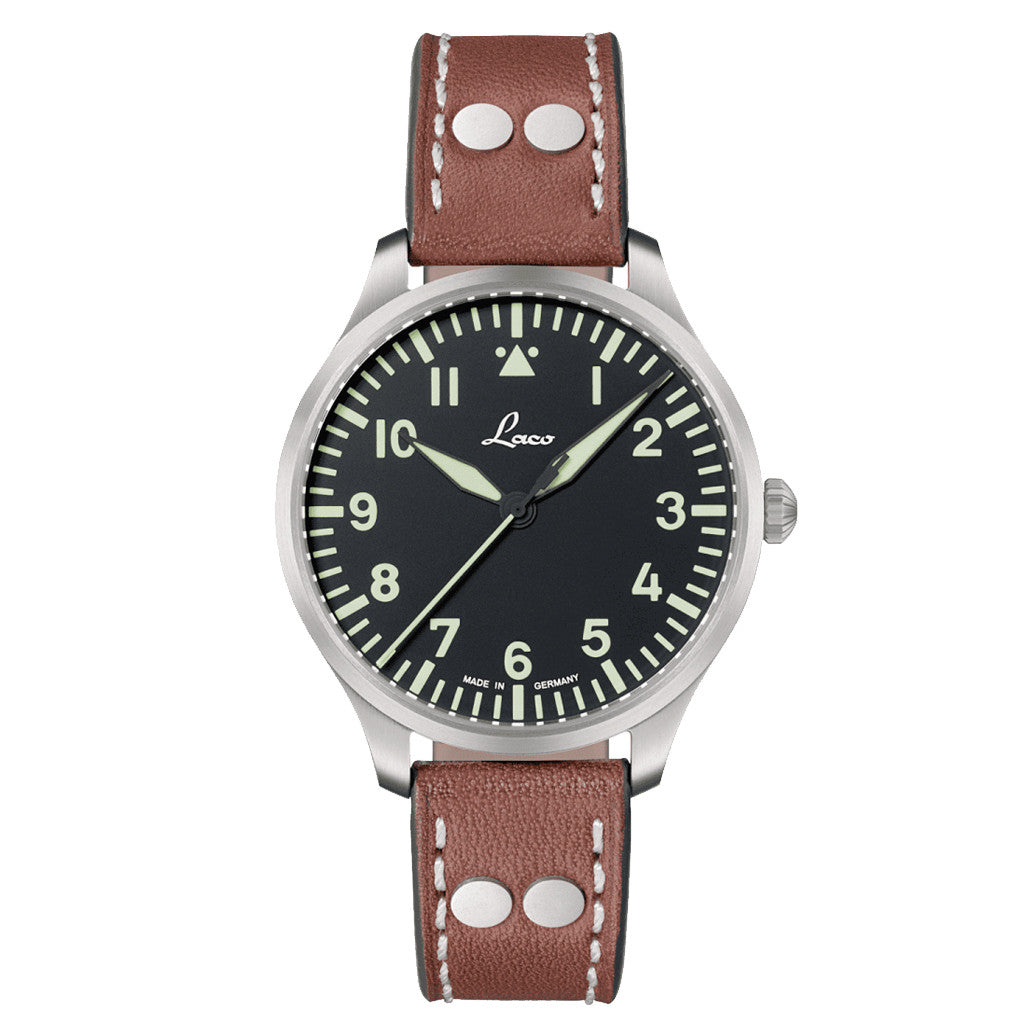 Laco Genf 40mm Pilot Quartz Watch #861807 — Long Island Watch