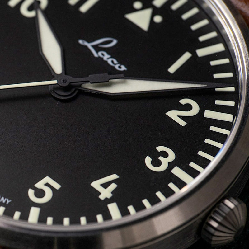 Laco Genf 40mm Pilot Quartz Watch #861807 lifestyle