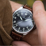 Laco Genf 40mm Pilot Quartz Watch #861807 lifestyle