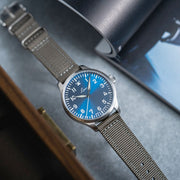 Laco 42mm Augsburg Blaue Stunde Automatic Pilot Watch #862100-2