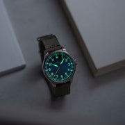 Laco 42mm Augsburg Blaue Stunde Automatic Pilot Watch #862100-2