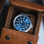 Laco 42mm Aachen Blaue Stunde Automatic Pilot Watch #862101.2