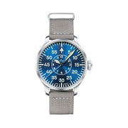 Laco 42mm Aachen Blaue Stunde Automatic Pilot Watch #862101.2