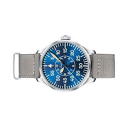 Laco 42mm Aachen Blaue Stunde Automatic Pilot Watch #862101.2