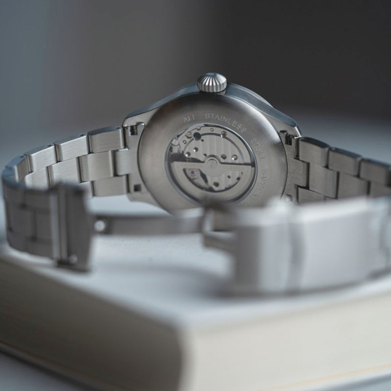 Laco 39mm Augsburg Blaue Stunde Automatic Pilot Watch on Bracelet #862102.2MB