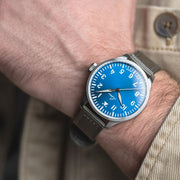 Laco 39mm Augsburg Blaue Stunde Automatic Pilot Watch #862102.2