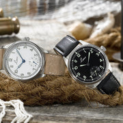 Laco Cuxhaven Manual Winding Navy Watch with AR Sapphire Crystal #862104.2