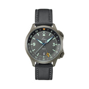 Laco Frankfurt Swiss Automatic GMT Dual-Time Pilot Watch with Double-Dome AR Sapphire Crystal #862121