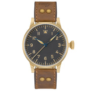 Laco Munster Bronze Type A Dial Swiss Automatic Pilot Watch with Sapphire Crystal #862149 zoom