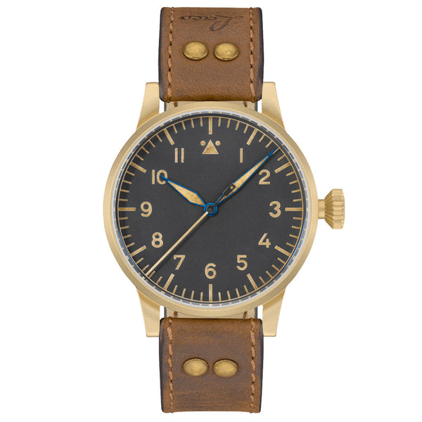 Laco Munster Bronze Type A Dial Swiss Automatic Pilot Watch with Sapphire Crystal #862149 zoom