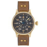 Laco Paderborn Bronze Type B Dial Swiss Automatic Pilot Watch with Sapphire Crystal #862150 zoom