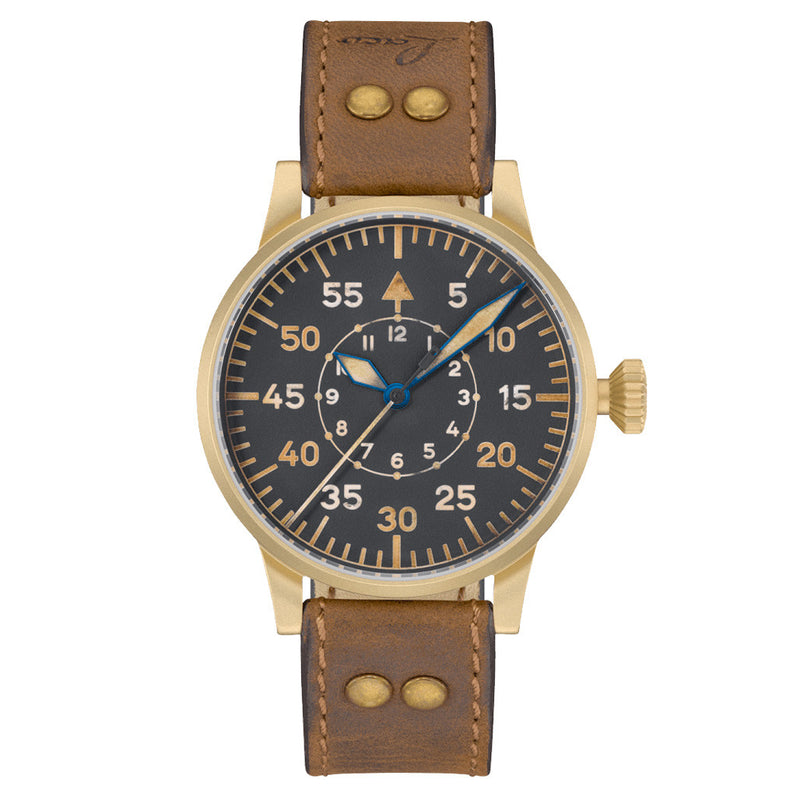 Laco Paderborn Bronze Type B Dial Swiss Automatic Pilot Watch with Sapphire Crystal #862150 zoom