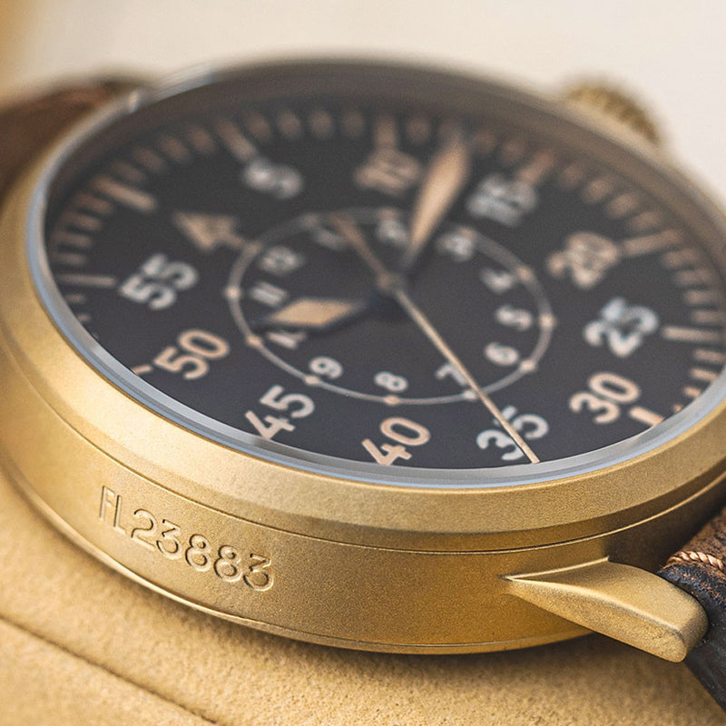 Laco Paderborn Bronze Type B Dial Swiss Automatic Pilot Watch with Sapphire Crystal #862150 lifestyle