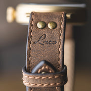 Laco Memmingen Bronze Type A Dial Swiss Mechanical Pilot Watch with Sapphire Crystal #862151 band