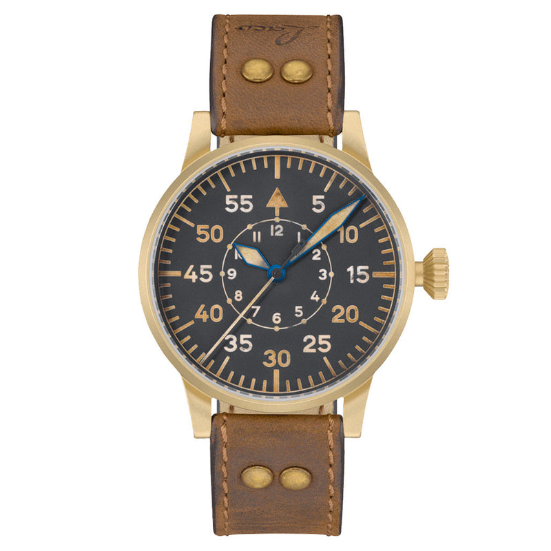 Laco Leipzig Bronze Type B Dial Swiss Mechanical Pilot Watch with Sapphire Crystal #862152 zoom