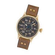 Laco Leipzig Bronze Type B Dial Swiss Mechanical Pilot Watch with Sapphire Crystal #862152 tilt