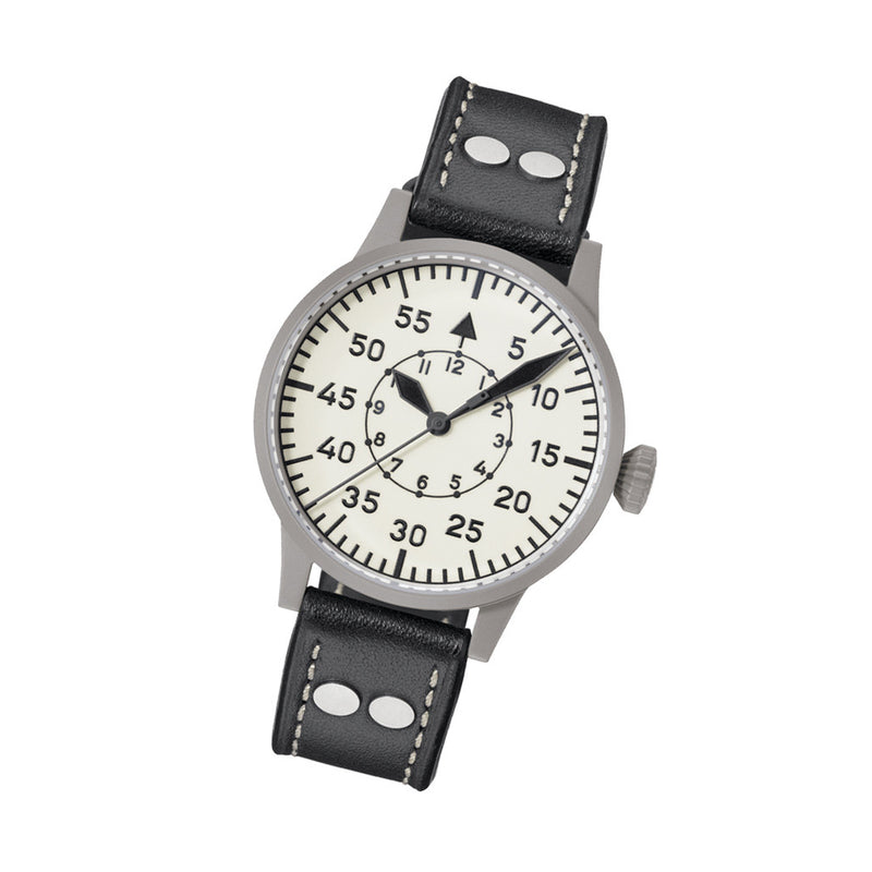 Laco Wien 39 Pilot watch, Swiss Automatic, Type-B Luminous Dial #862154 tilt