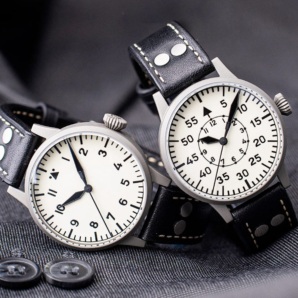 Laco Wien 39 Pilot watch, Swiss Automatic, Type-B Luminous Dial