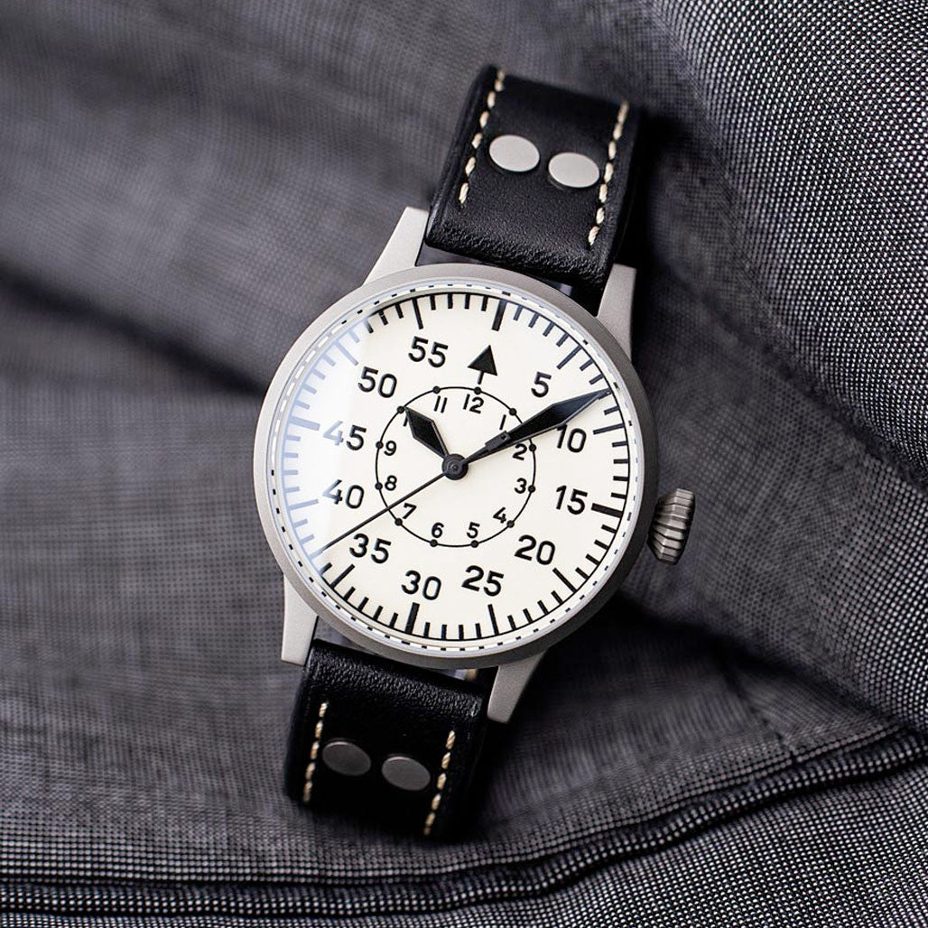 Laco Wien 39 Pilot watch, Swiss Automatic, Type-B Luminous Dial